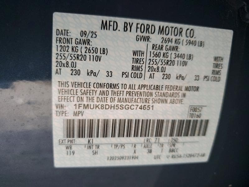 2025 FORD EXPLORER ACTIVE 13