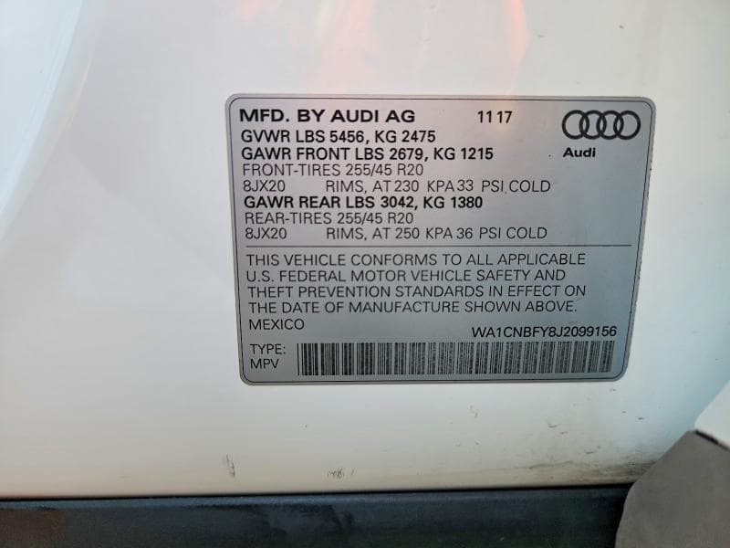 2018 AUDI Q5 PRESTIGE 13