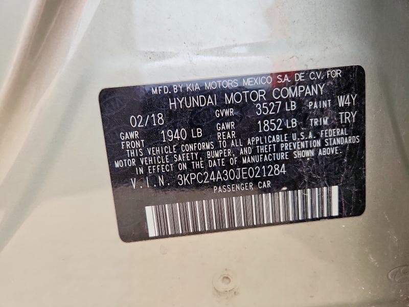 2018 HYUNDAI ACCENT SE 12