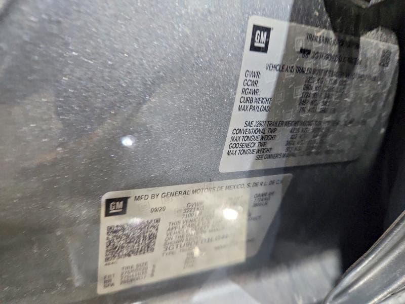2020 GMC SIERRA K1500 SLT 12