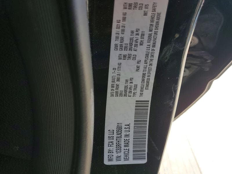2020 RAM 1500 LIMITED 13