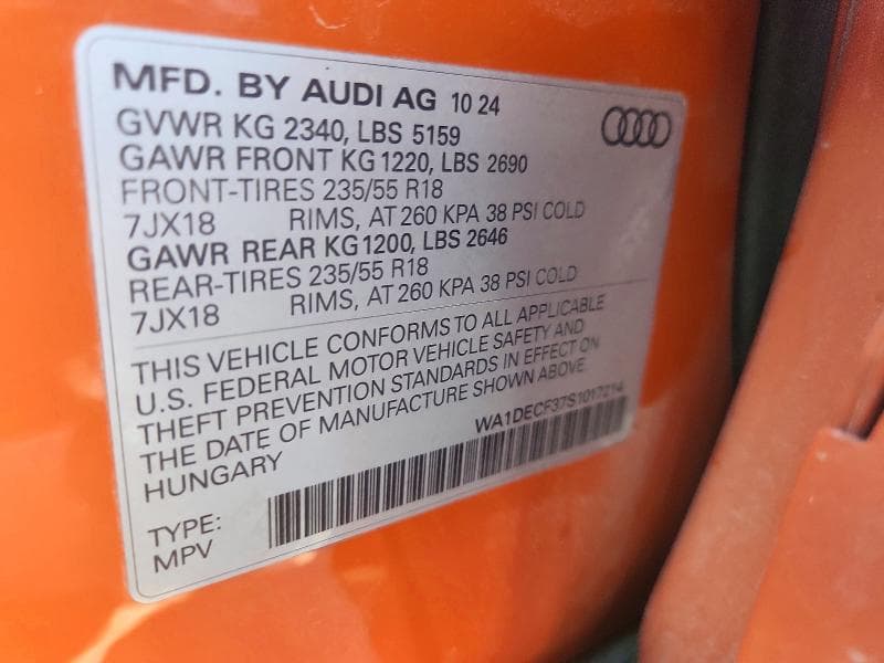 2025 AUDI Q3 PREMIUM S LINE 45 13