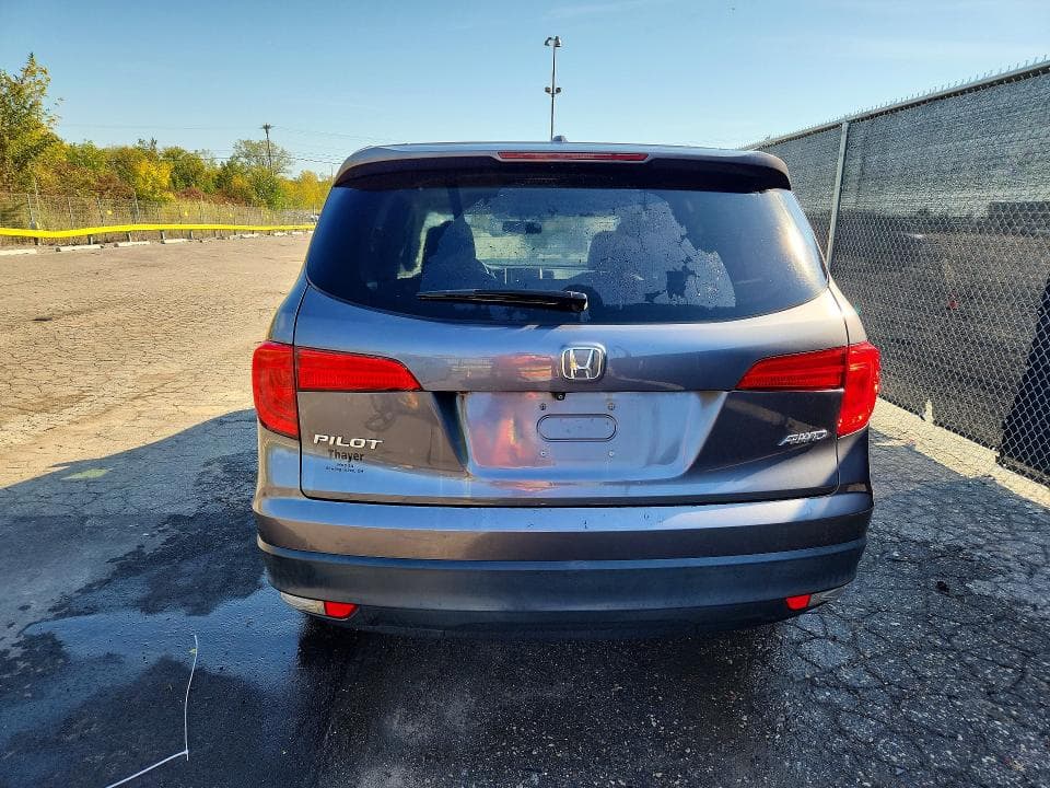 2017 HONDA PILOT EXLN 6