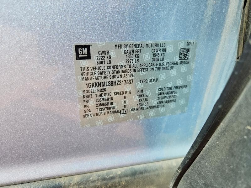 2017 GMC ACADIA SLT-1 13