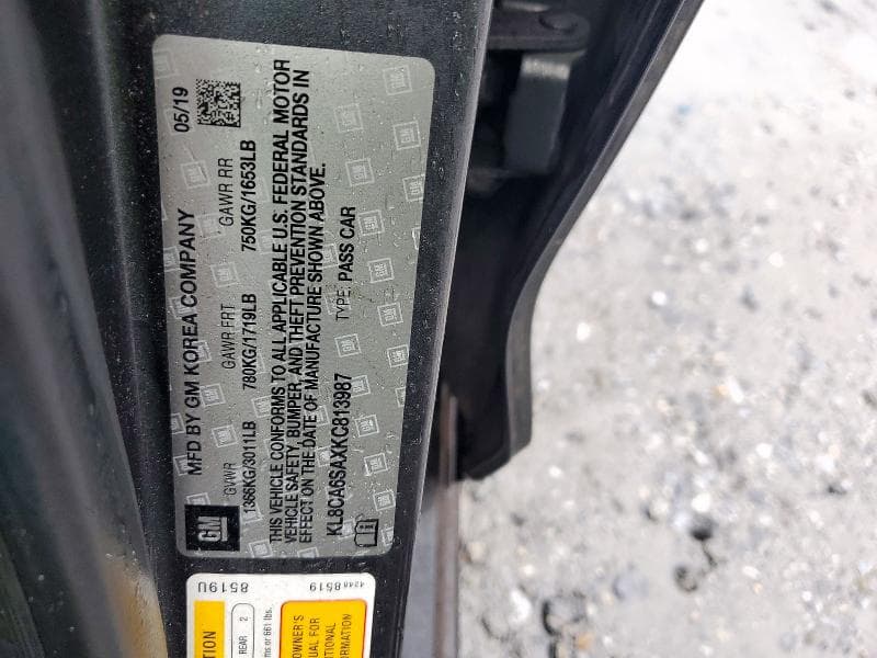 2019 CHEVROLET SPARK LS 12