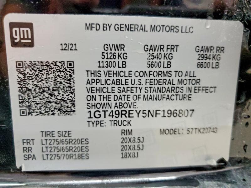 2022 GMC SIERRA K2500 DENALI 12