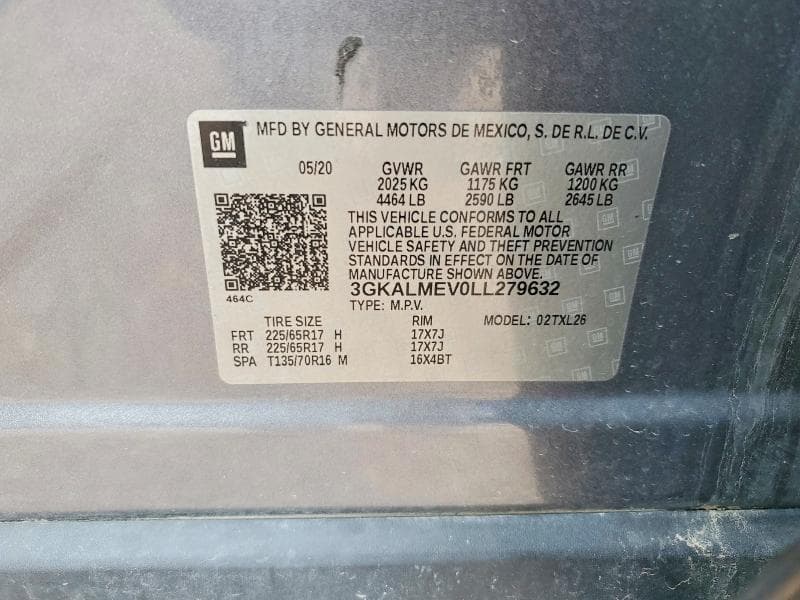 2020 GMC TERRAIN SLE 12