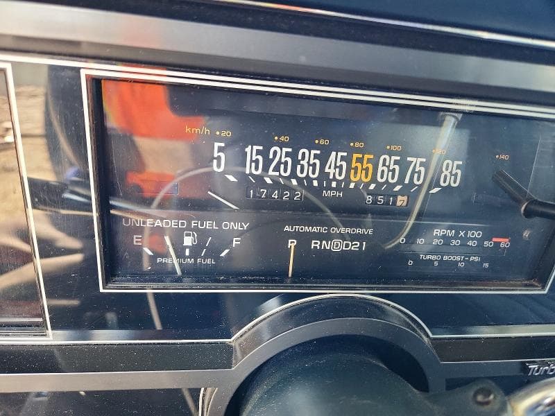 1986 BUICK REGAL T-TYPE 9
