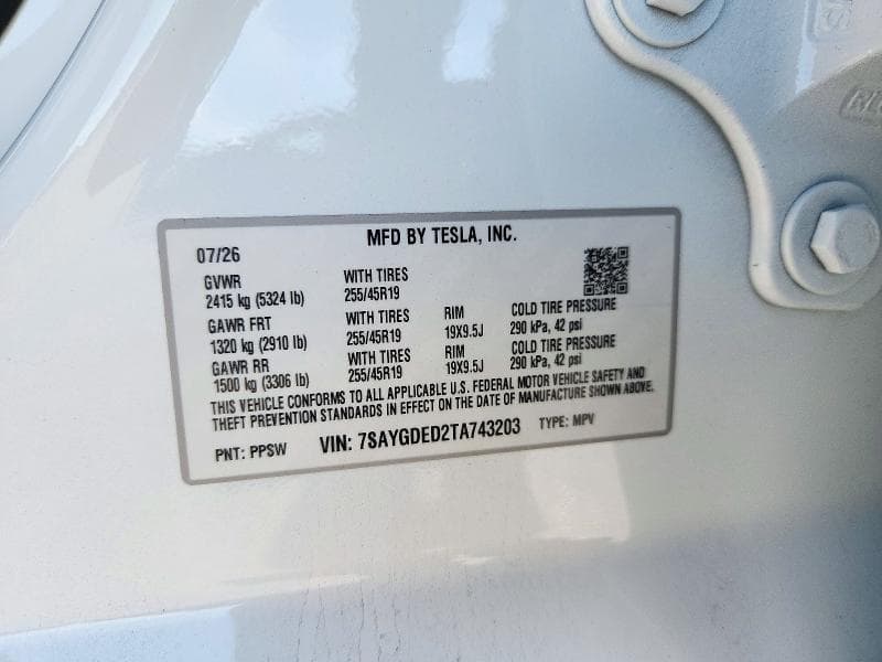 2026 TESLA MODEL Y 13