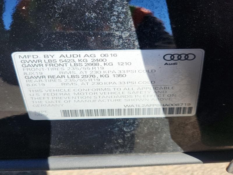 2017 AUDI Q5 PREMIUM PLUS 14