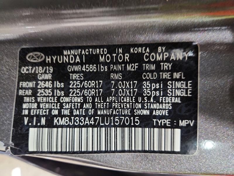 2020 HYUNDAI TUCSON VALUE 12
