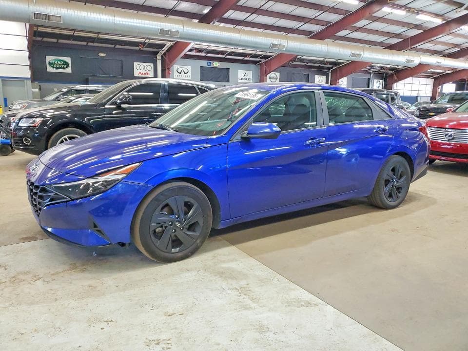 2023 HYUNDAI ELANTRA HYBRID BLUE