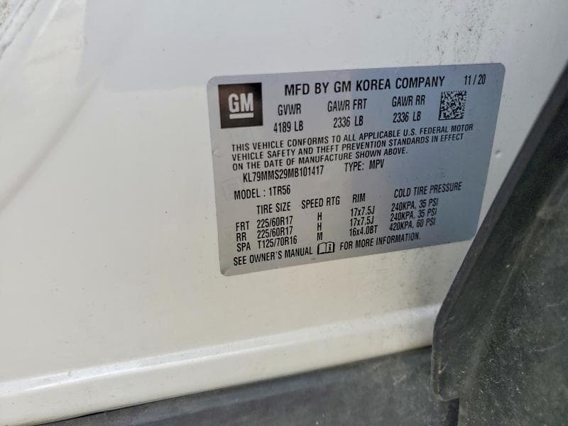 2021 CHEVROLET TRAILBLAZER LS 13