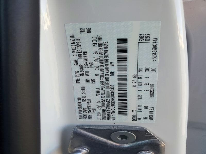 2019 FORD ESCAPE SE 13
