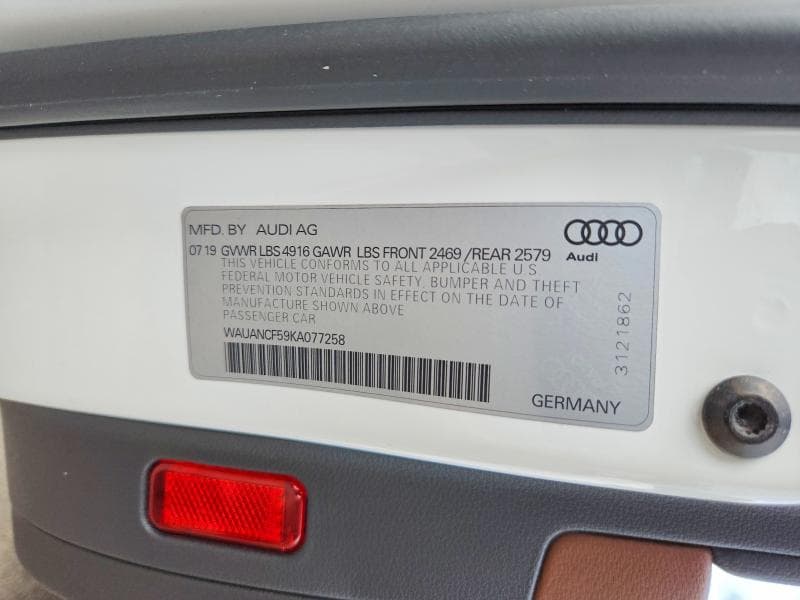 2019 AUDI A5 PREMIUM 12