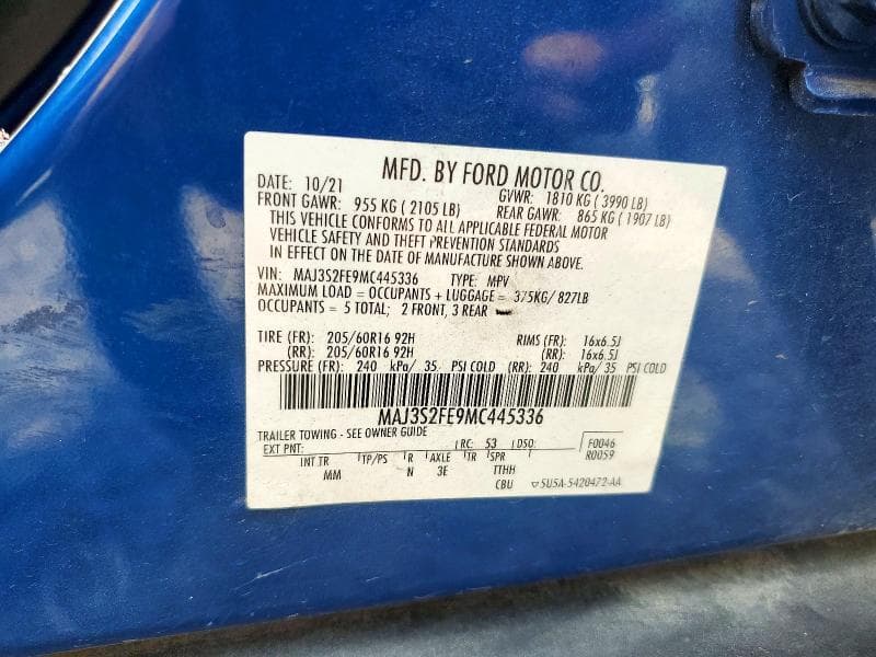 2021 FORD ECOSPORT S 13