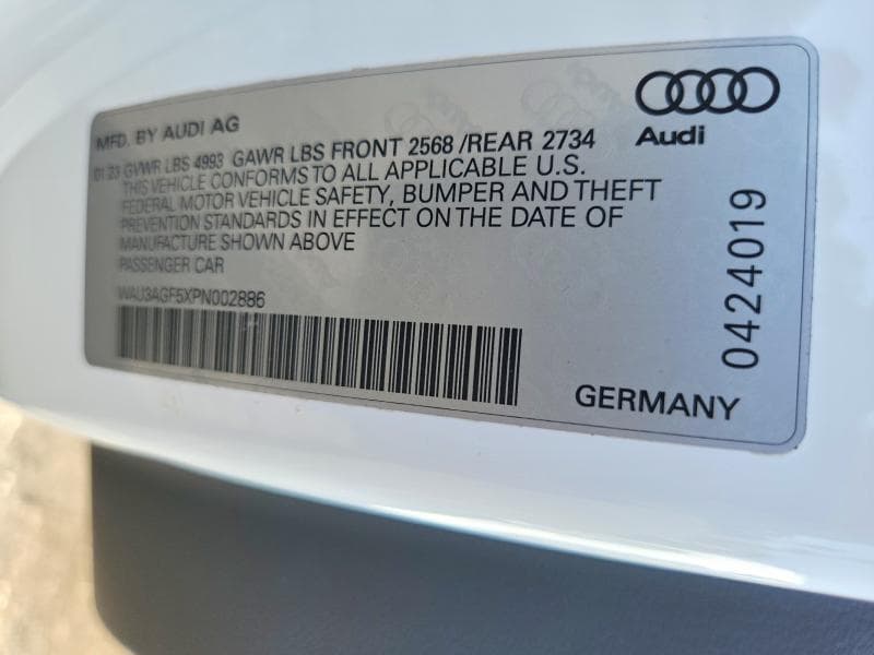 2023 AUDI A5 PREMIUM 45 12