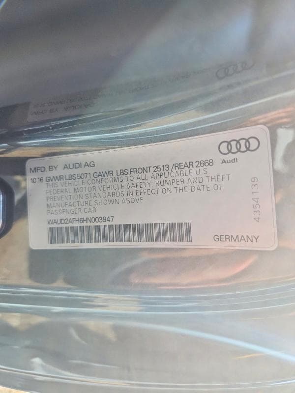 2017 AUDI A5 SPORT 12