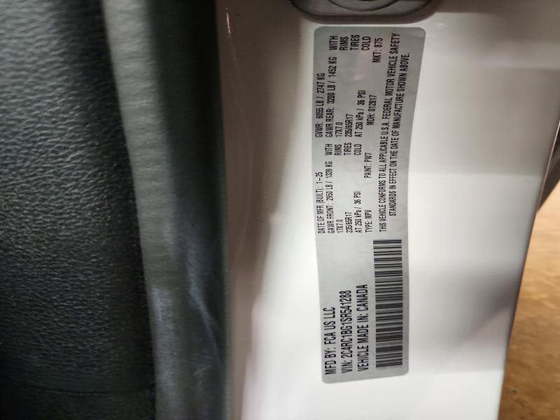 2025 CHRYSLER PACIFICA SELECT 13