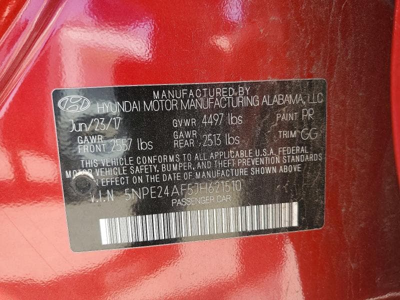 2018 HYUNDAI SONATA SE 12