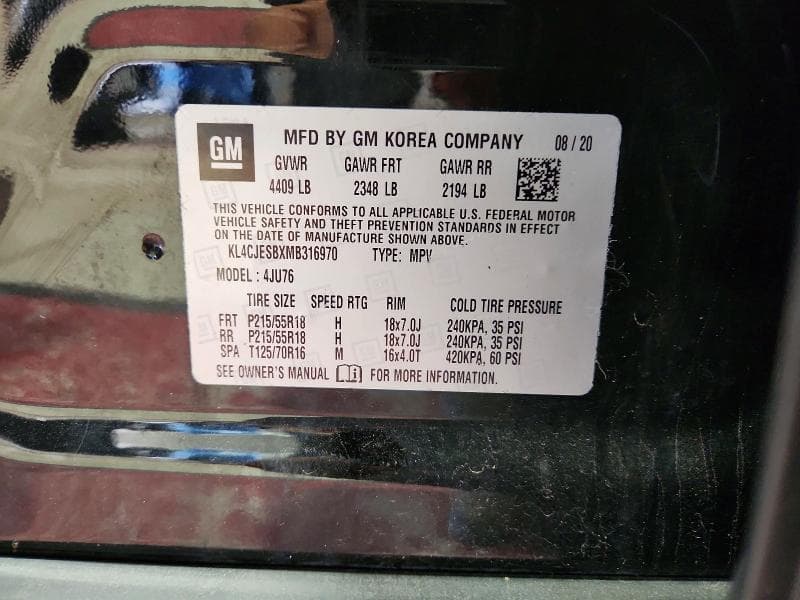 2021 BUICK ENCORE PREFERRED 12