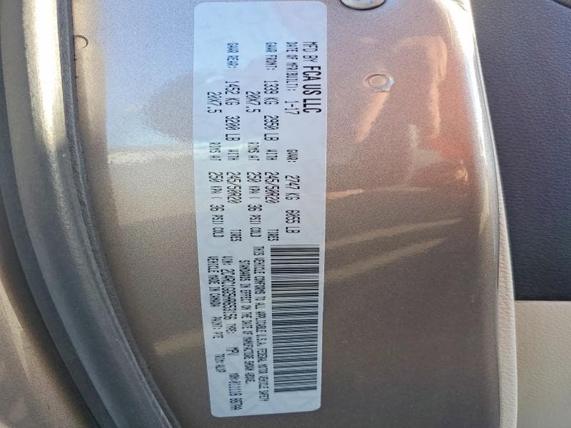 2017 CHRYSLER PACIFICA LIMITED 13