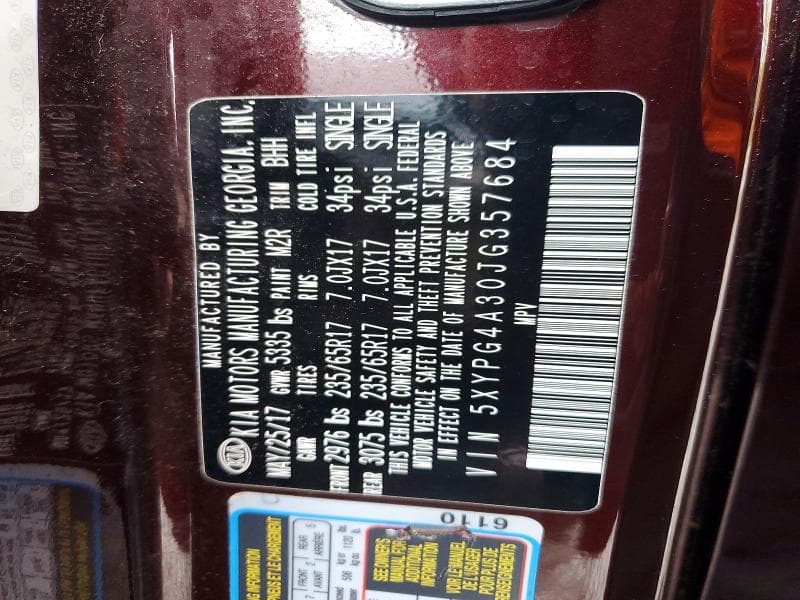 2018 KIA SORENTO LX 14