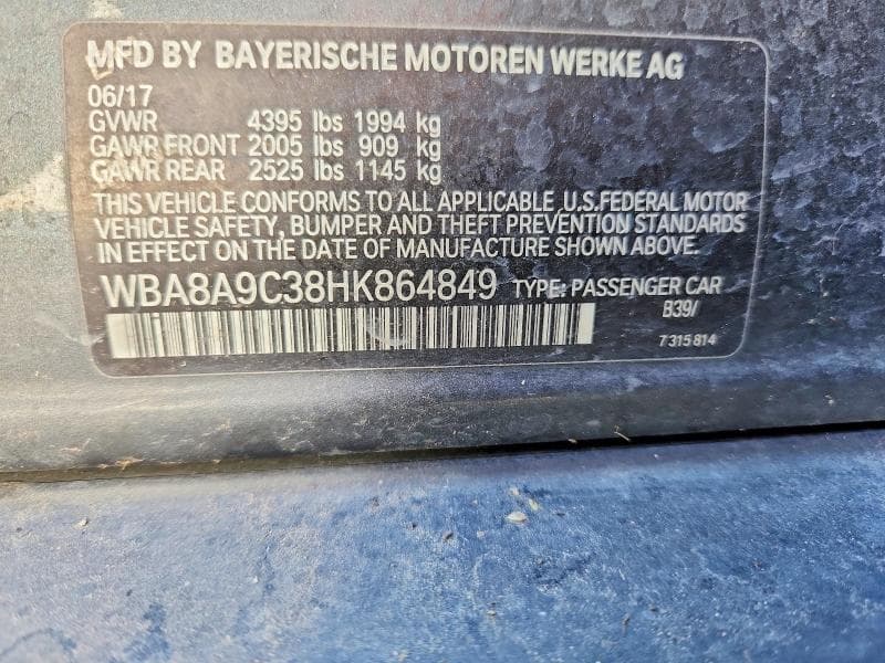 2017 BMW 320 I 12
