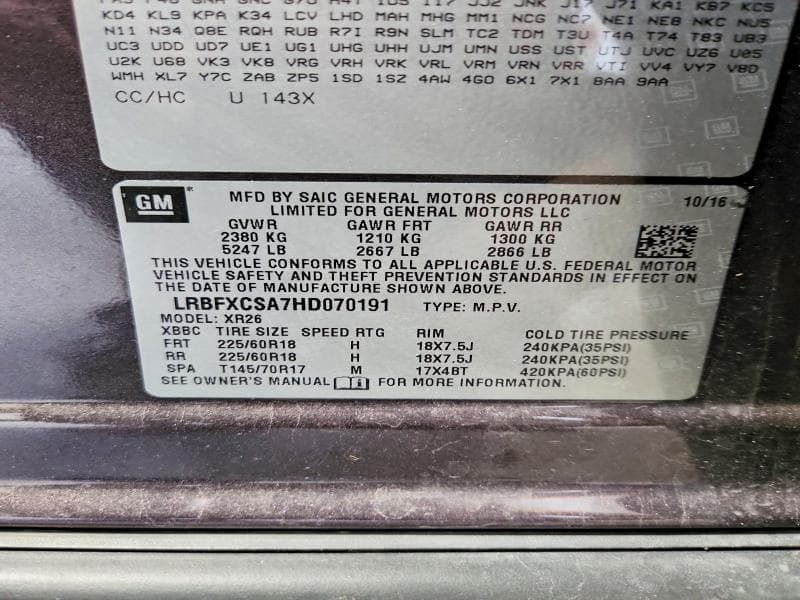 2017 BUICK ENVISION PREFERRED 13