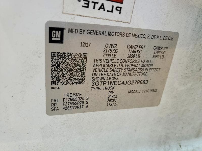 2018 GMC SIERRA C1500 SLT 13