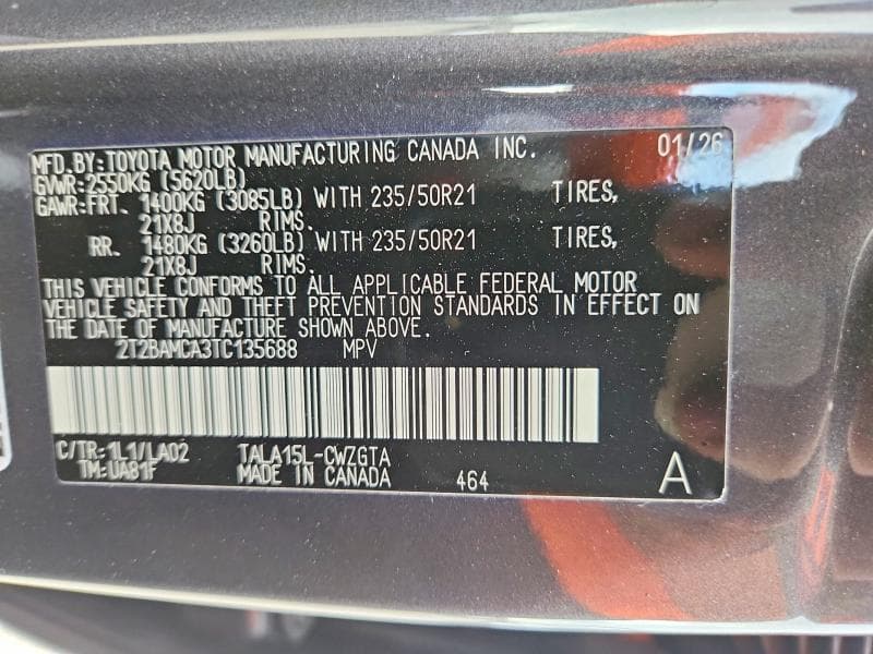 2026 LEXUS RX 350 LUXURY 13