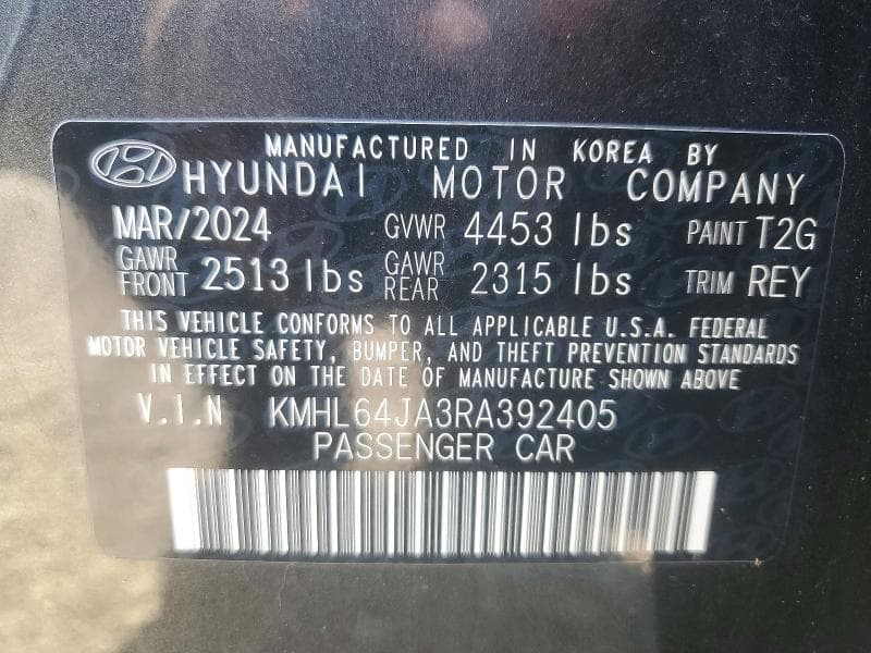 2024 HYUNDAI SONATA SEL 12