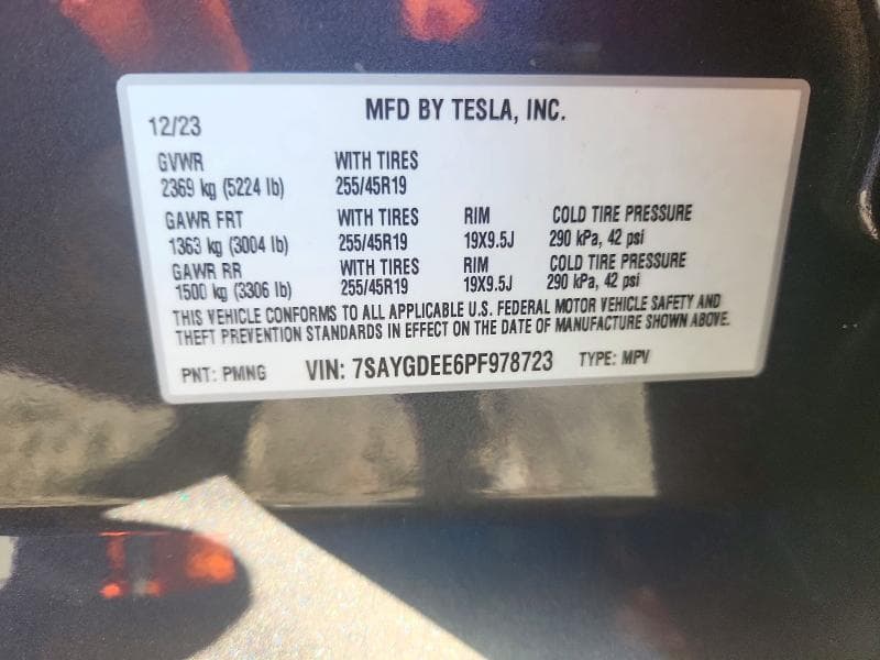 2023 TESLA MODEL Y 13