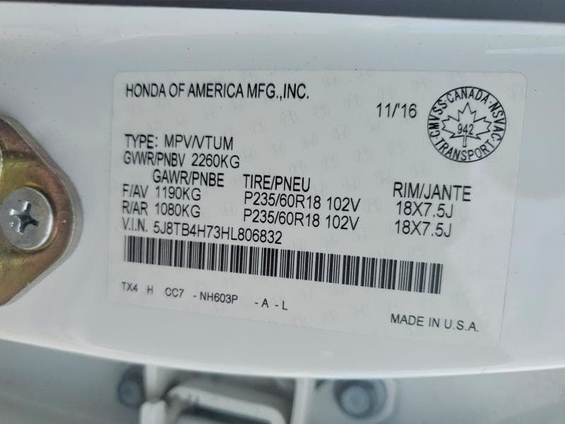 2017 ACURA RDX ADVANCE 13