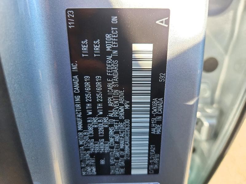 2024 LEXUS RX 350H PREMIUM 13