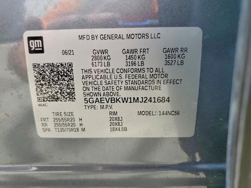 2021 BUICK ENCLAVE PREMIUM 14