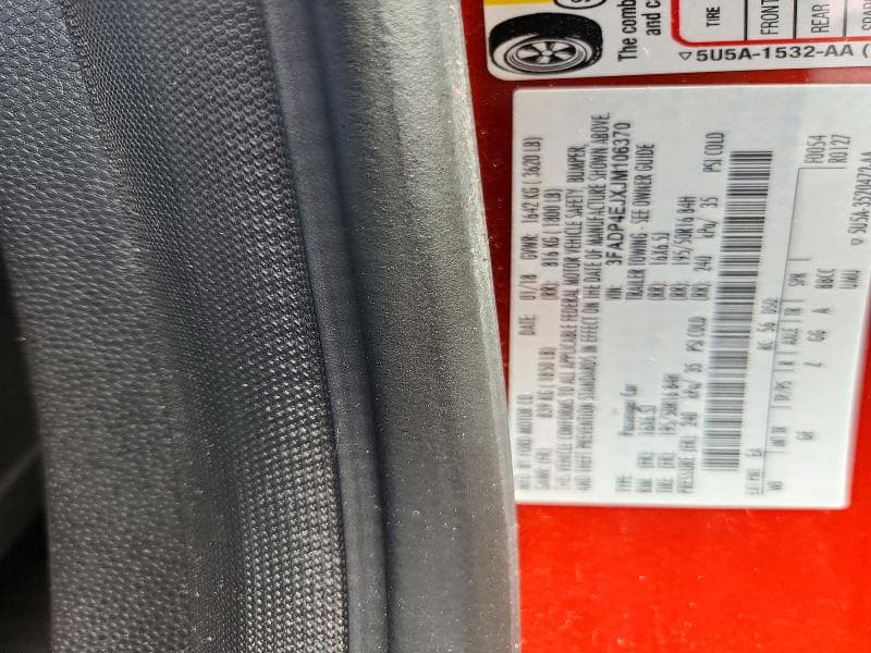 2018 FORD FIESTA SE 12