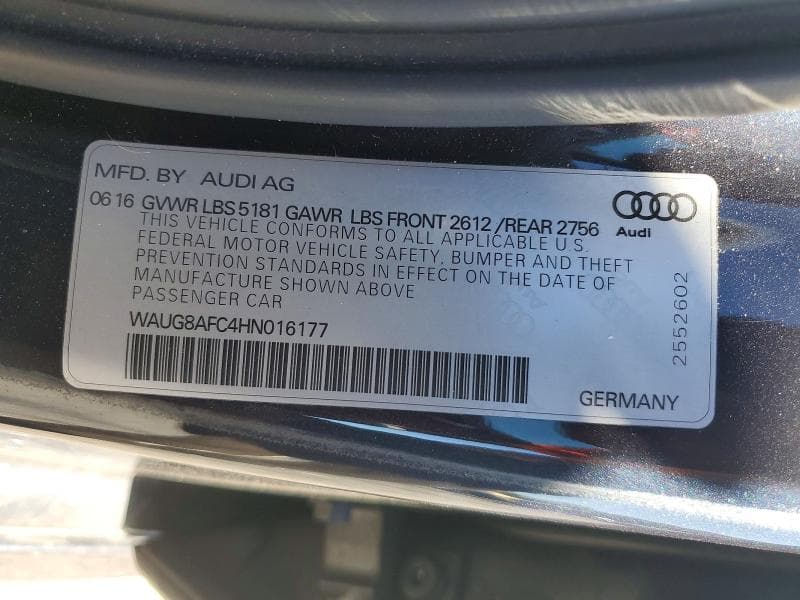 2017 AUDI A6 PREMIUM PLUS 13