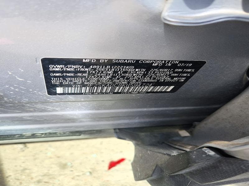 2019 SUBARU FORESTER PREMIUM 14