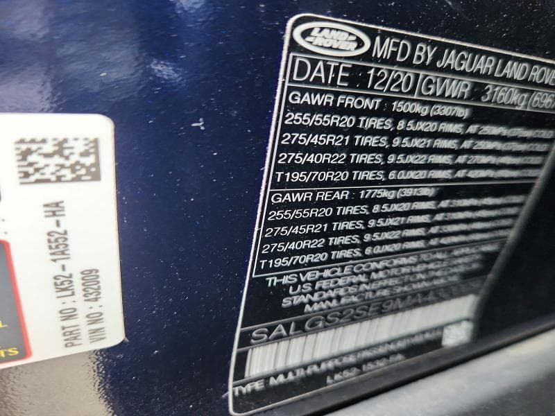 2021 LAND ROVER RANGE ROVER WESTMINSTER EDITION 13