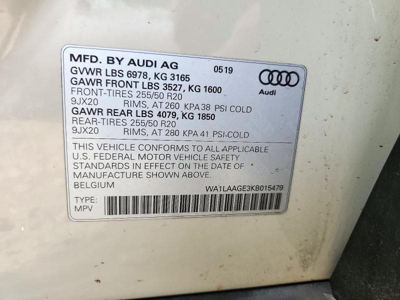 2019 AUDI E-TRON PREMIUM PLUS 14