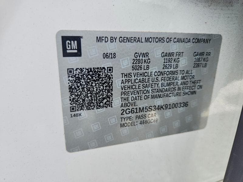 2019 CADILLAC XTS LUXURY 13