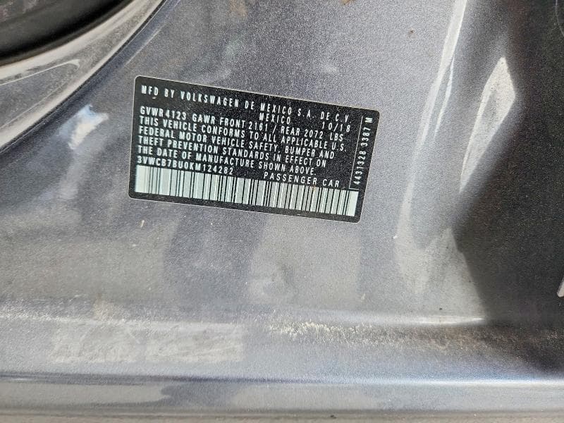 2019 VOLKSWAGEN JETTA S 13
