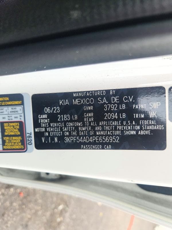 2023 KIA FORTE GT LINE 12