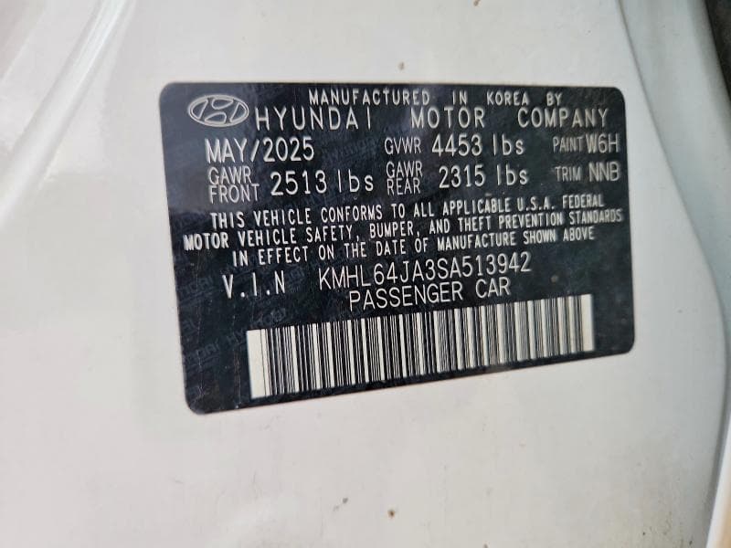 2025 HYUNDAI SONATA SEL 12