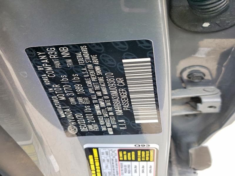 2021 HYUNDAI VENUE SE 12