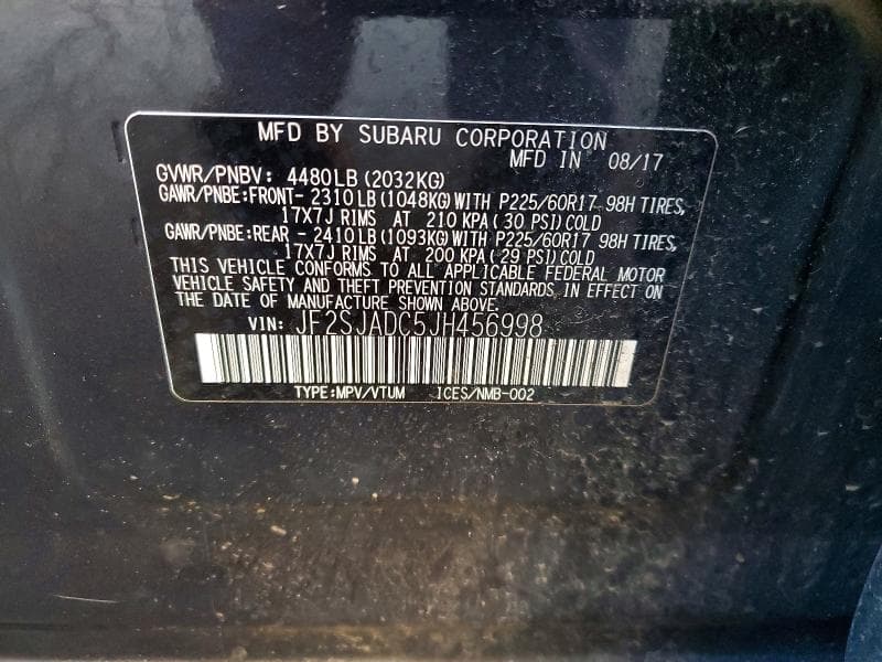 2018 SUBARU FORESTER 12