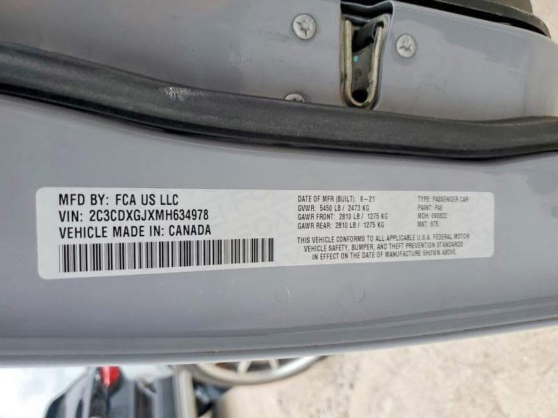 2021 DODGE CHARGER SCAT PACK 12