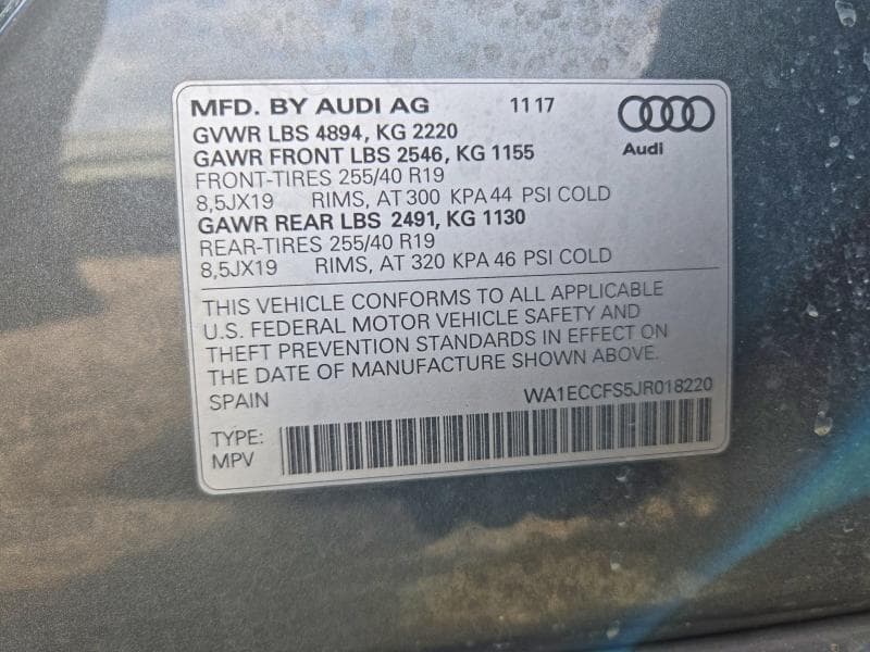 2018 AUDI Q3 PREMIUM 13