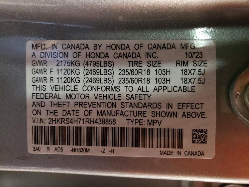 2024 HONDA CR-V EXL 13